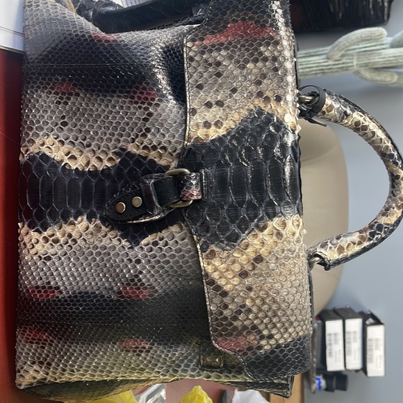 Made in Italy Genuine python skin , - Picture 2 of 4